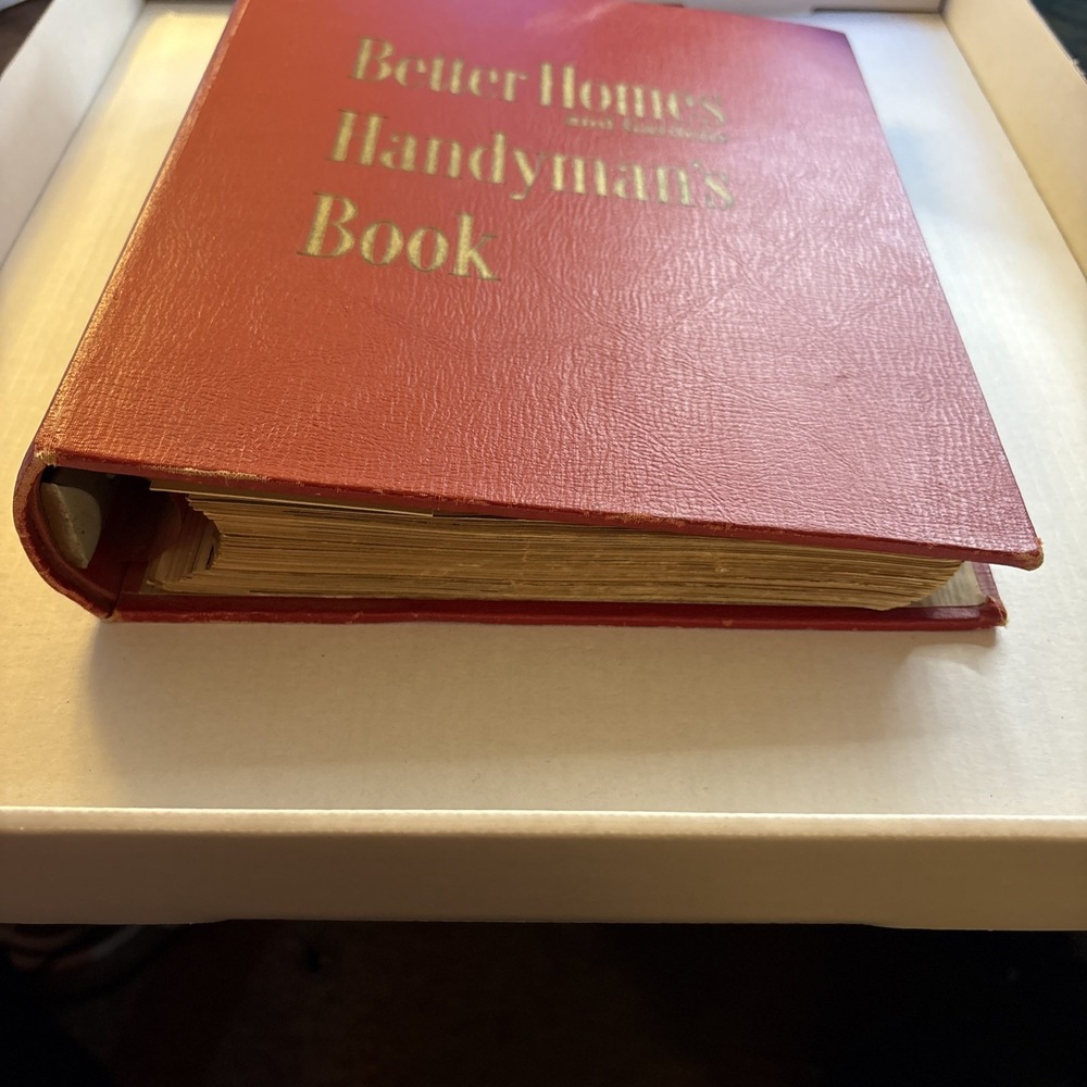Vintage Better Homes And Gardens Handyman's Book 1951 1st Ed 5 Ring Binder